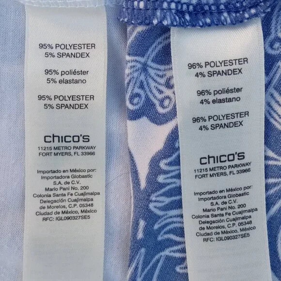 Chico's knit tops 2-pack Chico's sz 3, US size XL/16 - Picture 8 of 9